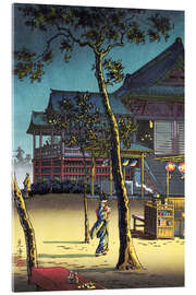 Acrylic print Tea Shop at Kiyomizu Temple, Kyoto - Koitsu Tsuchiya