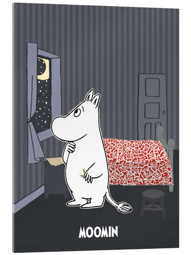 Stampa su vetro acrilico Moomintroll and the Stars