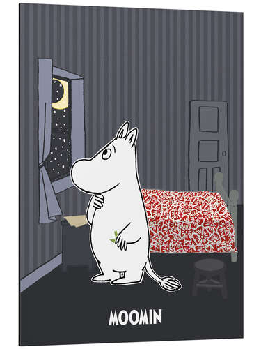 Aluminium print Moomintroll and the Stars