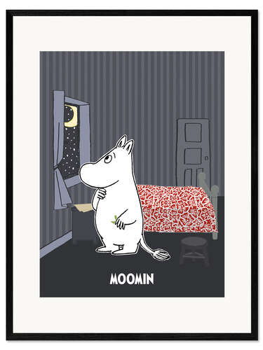 Stampa artistica con cornice Moomintroll and the Stars