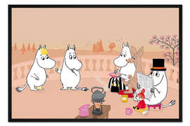 Gerahmter Kunstdruck Teestunde am Nachmittag