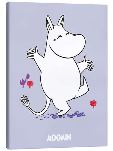 Canvas print Happy Moomintroll