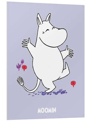 Stampa su PVC Happy Moomintroll