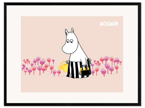 Framed art print The flowers just need water and love