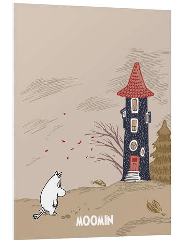 Foam board print Autumn in Moominvalley