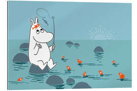 Gallery print Moomintroll fishing