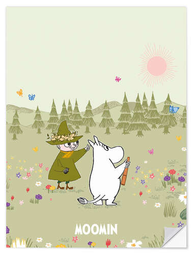 Sisustustarra Outdoor adventures with Snufkin and Moomintroll