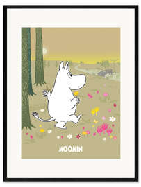 Framed art print Moomintroll on the move