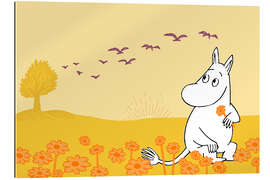 Galleriprint Moomintroll in a flower field