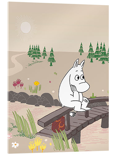 Acrylic print Moomintroll enjoys boredom