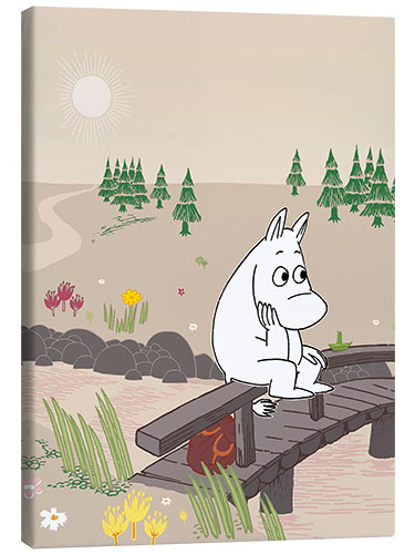 Canvas-taulu Moomintroll enjoys boredom