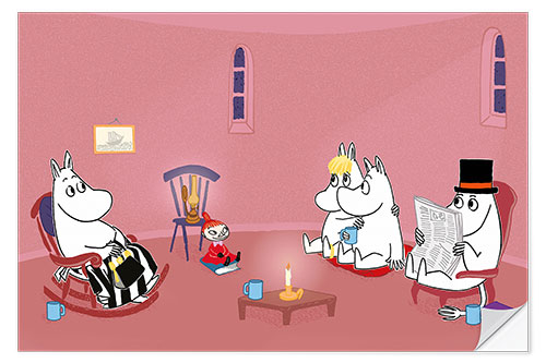 Wall sticker Sunday at Moomin House
