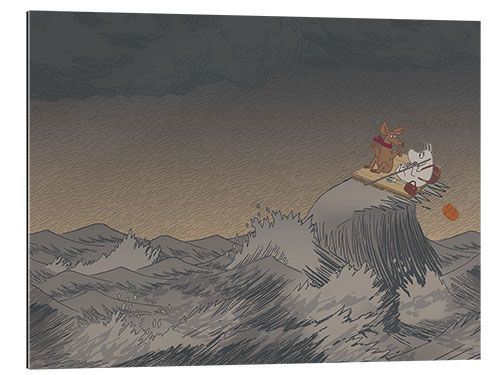 Gallery print Sniff and Moomintroll on the high seas