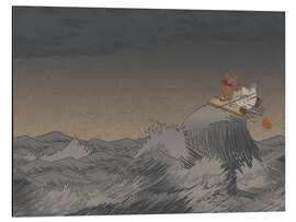 Magnettafel Sniff und Mumintroll auf hoher See