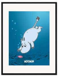 Gerahmter Kunstdruck Eine Perle für Snorkfräulein