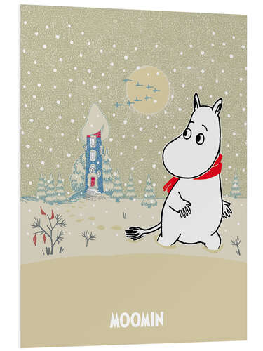 PVC-taulu Wintry Moominvalley