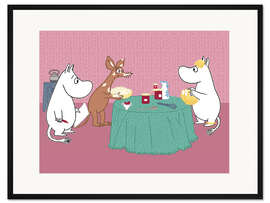 Gerahmter Kunstdruck Sniff hat Schlagsahne gemacht