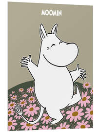 Foam board print Happy Moomin