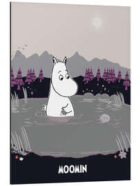 Magnettafel Warme Quelle im Wald