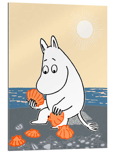 Gallery print Moomintroll collects shells