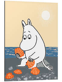 Magnettafel Mumintroll sammelt Muscheln