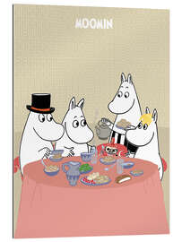 Gallery print At the table with the Moomins