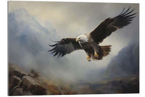 Gallery print Approach of an eagle