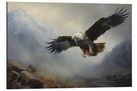 Magnettafel Anflug eines Adlers