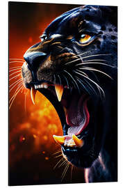 Magnettafel Schwarzer Panther