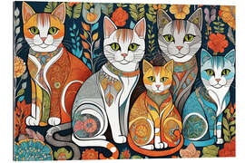 Galleriataulu Cat Family