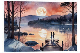 Quadro em PVC Romantic Landscape