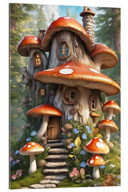 Gallery print Fairy tale mushroom house