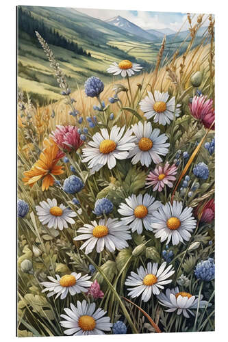 Gallery print Mountain meadow in spring