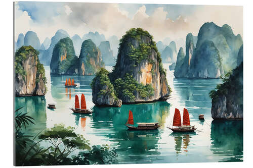 Gallery print Halong Bay In Vietnam