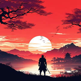 Magnettafel Altes Japan