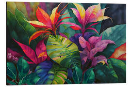 Aluminium print Tropical Flowers