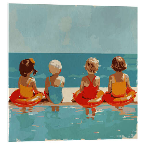 Gallery print Happy Times in the Pool