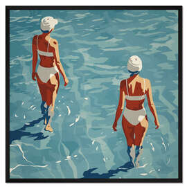 Gerahmter Kunstdruck Schwestern - Layla Oz