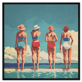 Gerahmter Kunstdruck Mittsommermorgen