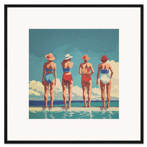 Impression artistique encadrée Mid Summer Morning