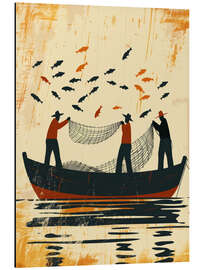 Magnettafel Fischerei