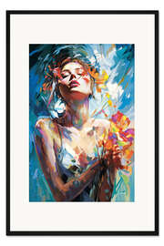 Gerahmter Kunstdruck Each Breath I Take is a Whisper of your Name