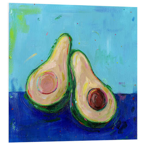 Foam board print Avocado