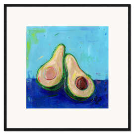 Kunsttryk i ramme Avocado