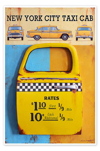 Poster Taxi New York