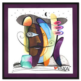 Gerahmter Kunstdruck Meine Puppe malte Dalí