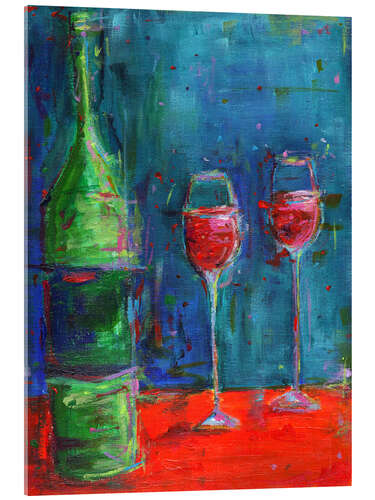 Acrylic print Red Wine