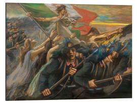 Magnettafel Trient und Triest, der Angriff der Bersaglieri