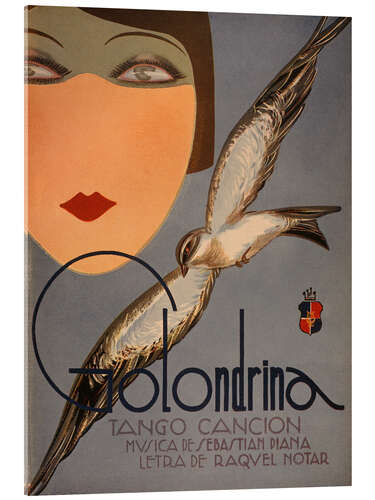 Akrylbillede Golondrina, Tango Cancion, Buenos Aires 1930