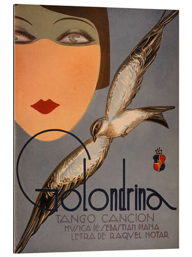 Galleritryk Golondrina, Tango Cancion, Buenos Aires 1930